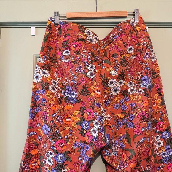 Anthropologie Maeve Floral Wide-Leg Pants - Picture 6 of 6